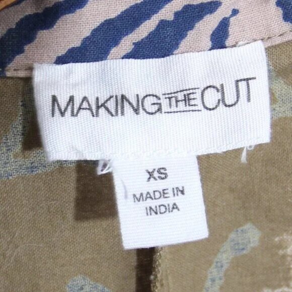 Making The Cut Winning Look Gary Graham Self-Tie Amanda Midi Dress Cotton Sz XS - Picture 4 of 4